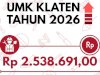 UMK Klaten 2026 Naik!