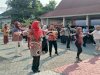 Semarak Hari Batik Nasional, DISPERINAKER Klaten Gelar Senam Bersama