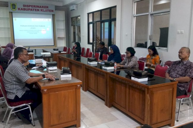 DISPERINAKER Klaten Gelar FKP 2026, Dorong Peningkatan Kualitas Pelayanan